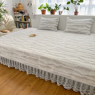 秋冬季加厚加绒榻榻米床单单价轻奢牛奶短绒炕单3米大尺寸可定制