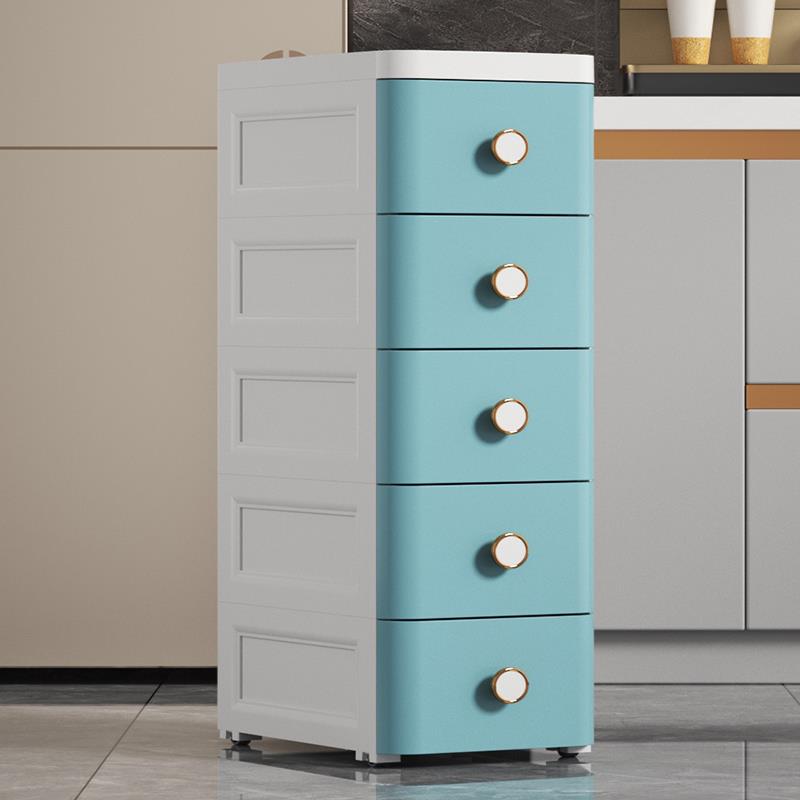 20/25/37cm夹缝收纳柜子抽屉式厨房缝隙多层储物柜卫生间窄置物架