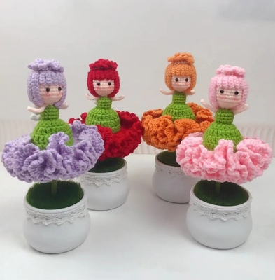 成品 手工DYI康乃馨花仙子车载  生日 父亲 母亲 教师 情人礼物