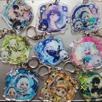 游戏原神亚克力挂件动漫包包挂饰