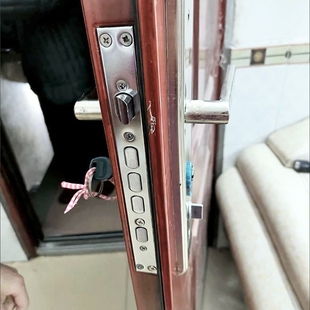 入户门大门防盗门方舌圆柱门锁单双活锁体锁芯配件家用普通通用型