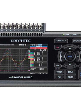 日本GRAPHTEC图技GL220 便携式存储记录仪 多通道数据采集器