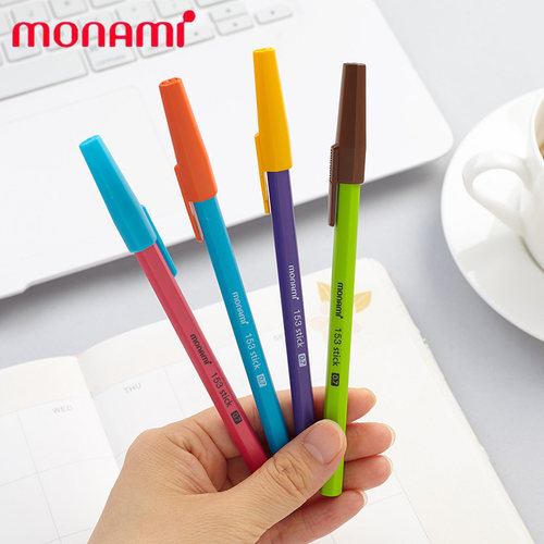 慕那美圆珠笔原子油笔黑