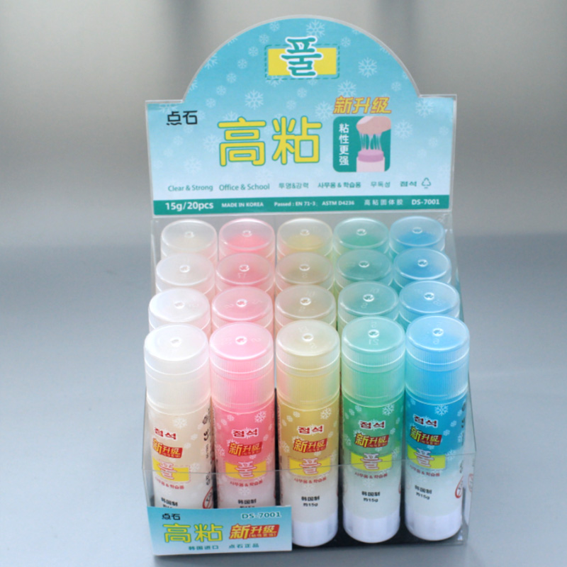 点石进口固体胶棒彩色超粘