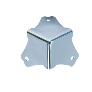 HOUNA五金方包角圆形护角木箱铝合金航空箱配件金属包角方包R107