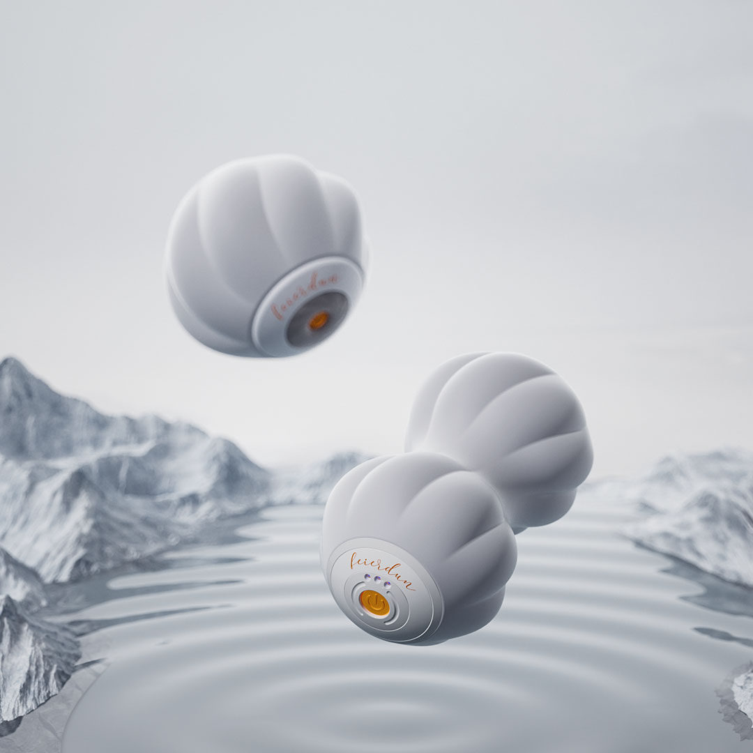 FED筋膜球电动可调节深层按摩肌肉放松颈椎足底经络按摩