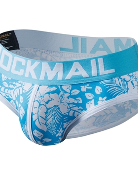 JOCKMAIL青年个性男士纯棉印花运动低腰性感三角内裤男短裤男底裤