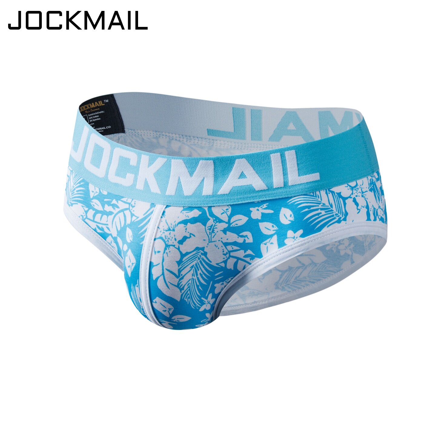 JOCKMAIL青年个性男士棉质印花运动低腰性感三角内裤男短裤男底裤
