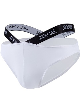 JOCKMAIL性感男士透明冰丝三角丁字裤比基尼速干透气运动低腰内裤