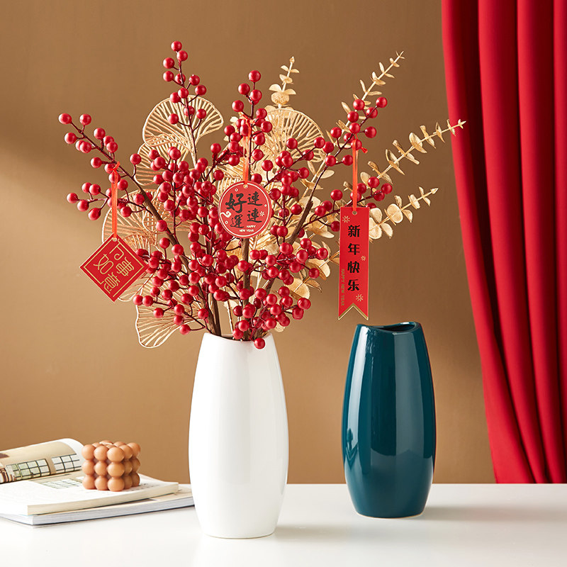 Rich fruit Holly Artificial Flower vase Decoration a living room flower arrangement TV cabinet a decoration Housewarming New home Engagement marryin the Home accessories , Vase/Flower/Artificial flowers/Imitation jewelry , Flower/Vase , Vase  category - from Buy2taobao.com to provide professional Taobao agent buy service