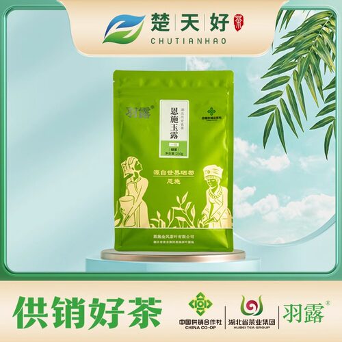 湖北特产恩施绿茶茶叶恩施玉露羽露一级蒸青绿茶雨前2024新茶40g