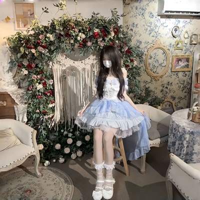 原创设计Lolita洋装jsk吊带lo裙