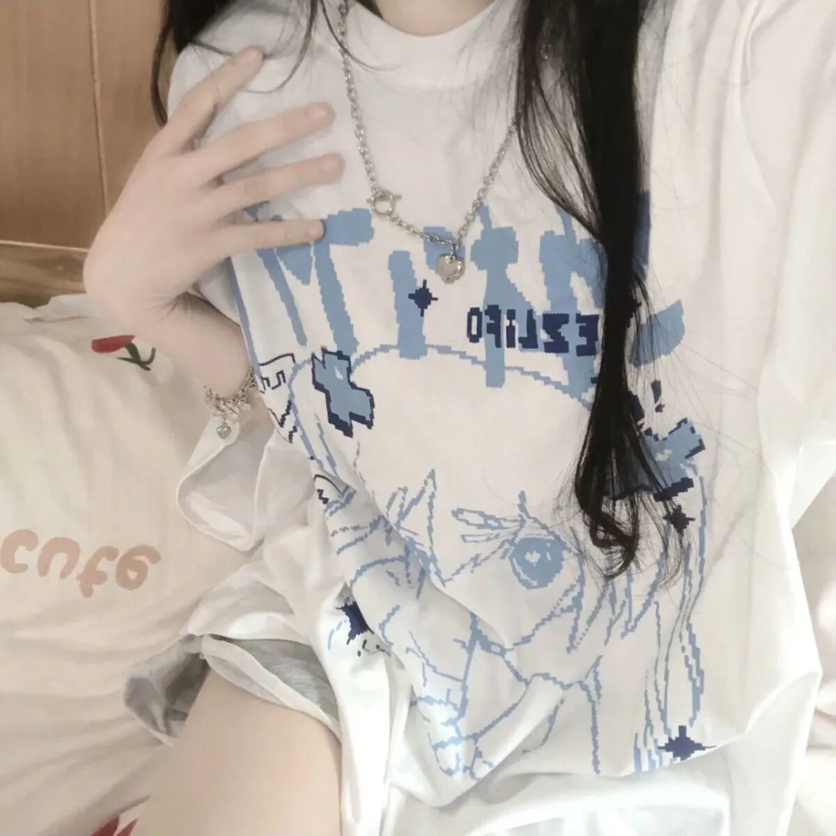 短袖女装t恤夏日系ins二次元动漫