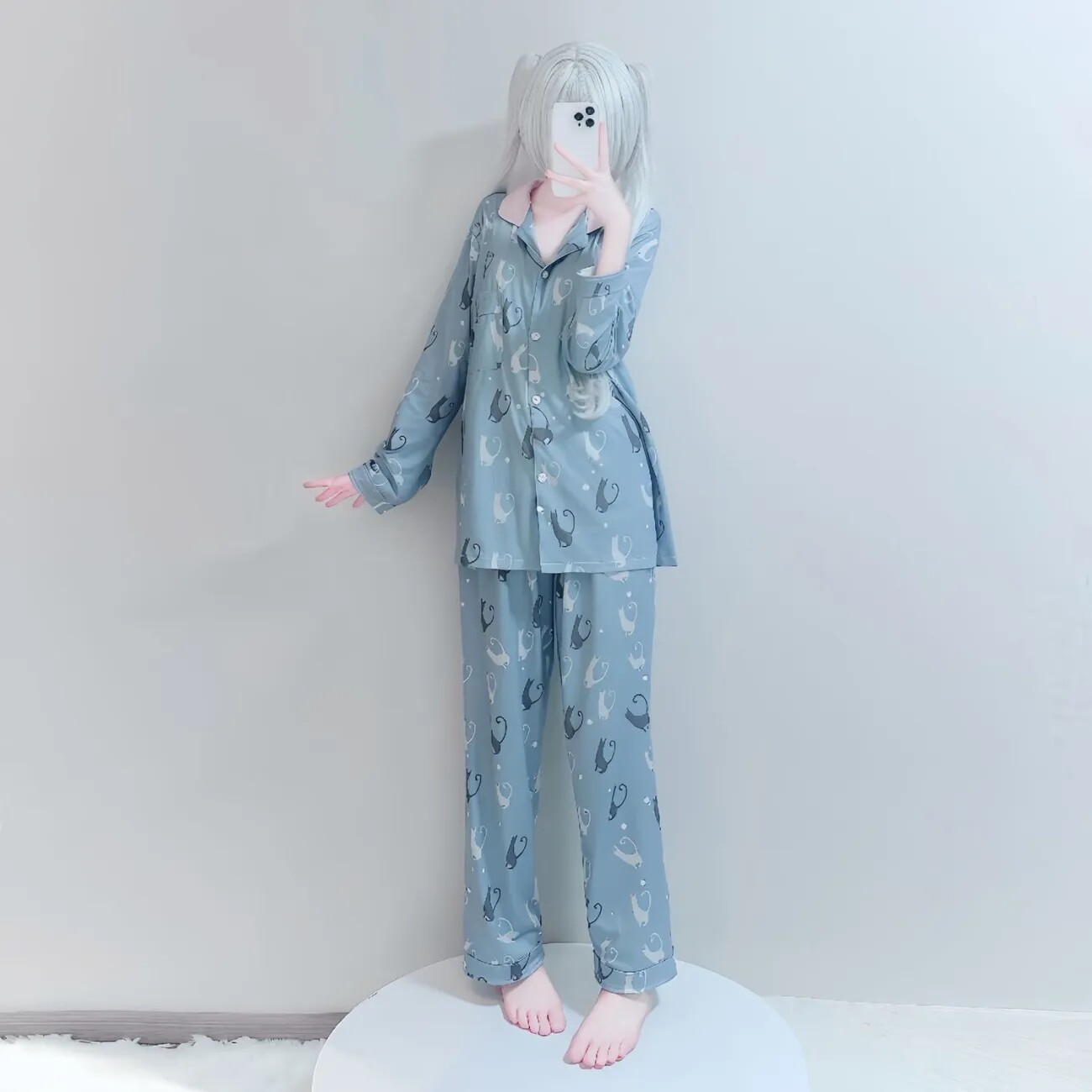 魔女的夜宴绫地宁宁cos睡衣套装