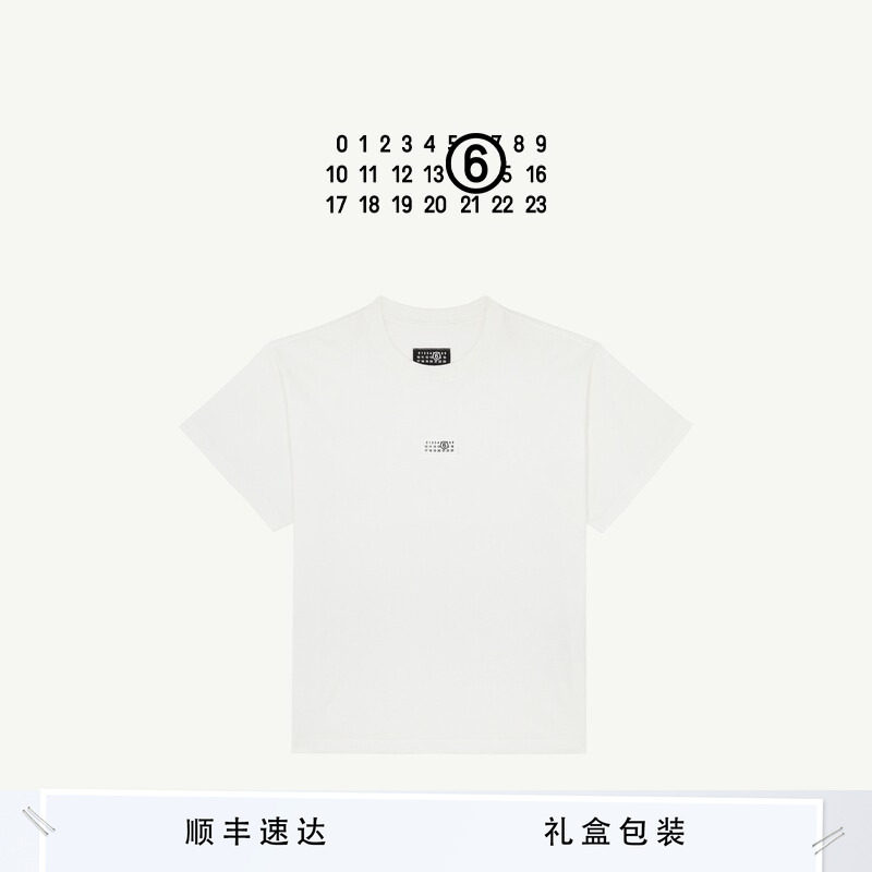 MM6标签T恤宽松情侣款