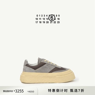 浅口运动鞋 增高鞋 MM6厚底撞色徽标休闲通勤单鞋 子 特惠倒计时