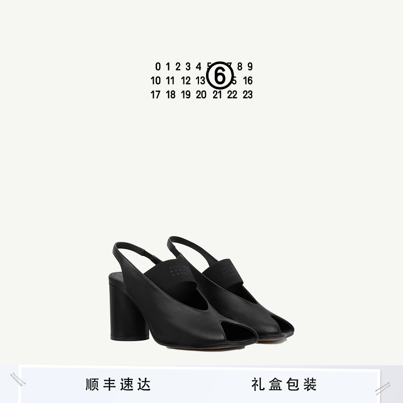 MM6露趾一字带凉鞋休闲
