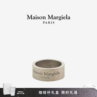 Margiela马吉拉徽标银质宽戒指指环情侣对戒首饰 Maison 礼物