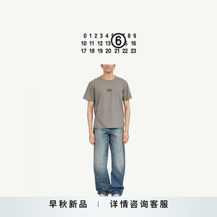 内搭情侣款 T恤棉质休闲通勤打底衫 早秋宽松款 上衣 MM6圆领短袖
