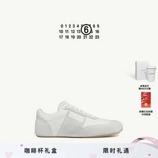 MM6苹果头牛皮运动鞋Factory平底休闲鞋单鞋鞋子小白鞋