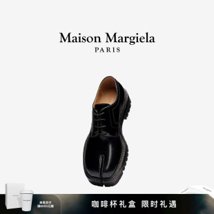 4cm MaisonMargiela马吉拉Tabi分趾系带厚底增高德比鞋 抢先加购