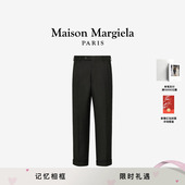 Maison 子 长裤 Margiela马吉拉四角缝线纽扣西裤 直筒裤