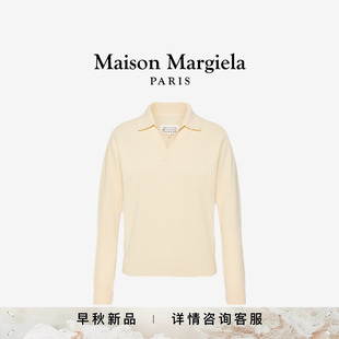 上衣线下同款 早秋新品 Maison Margiela马吉拉V领Polo针织衫
