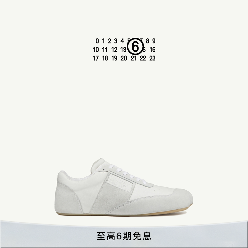 MM6苹果头牛皮运动鞋Factory平底休闲鞋单鞋鞋子小白鞋