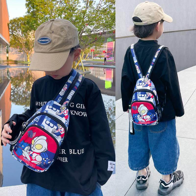 韩版洋气男童斜挎包时尚可爱卡通女孩外出小恐龙宝宝零钱迷你胸包