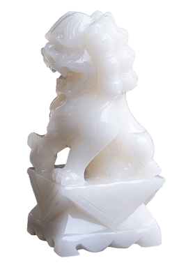 财位风水雄狮摆件北京狮