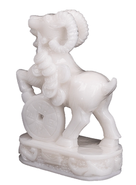 天然玉石雕刻生肖如意客厅玄关