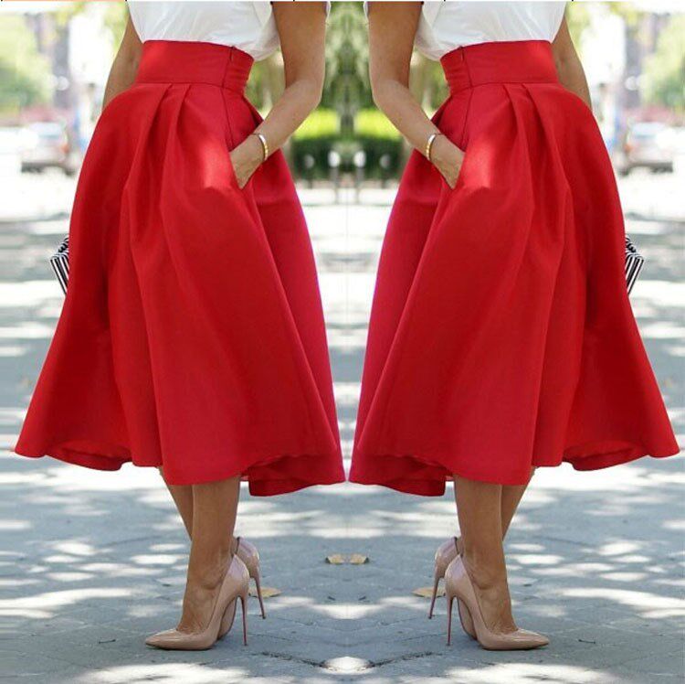 2017 Girl red TUTU skirt slim women leisure skirts skirtin the Women's clothing/Boutique , Skirts  category - from Buy2taobao.com to provide professional Taobao agent buy service