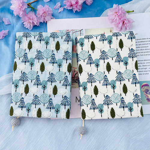 一叶手工布面书衣文创好看