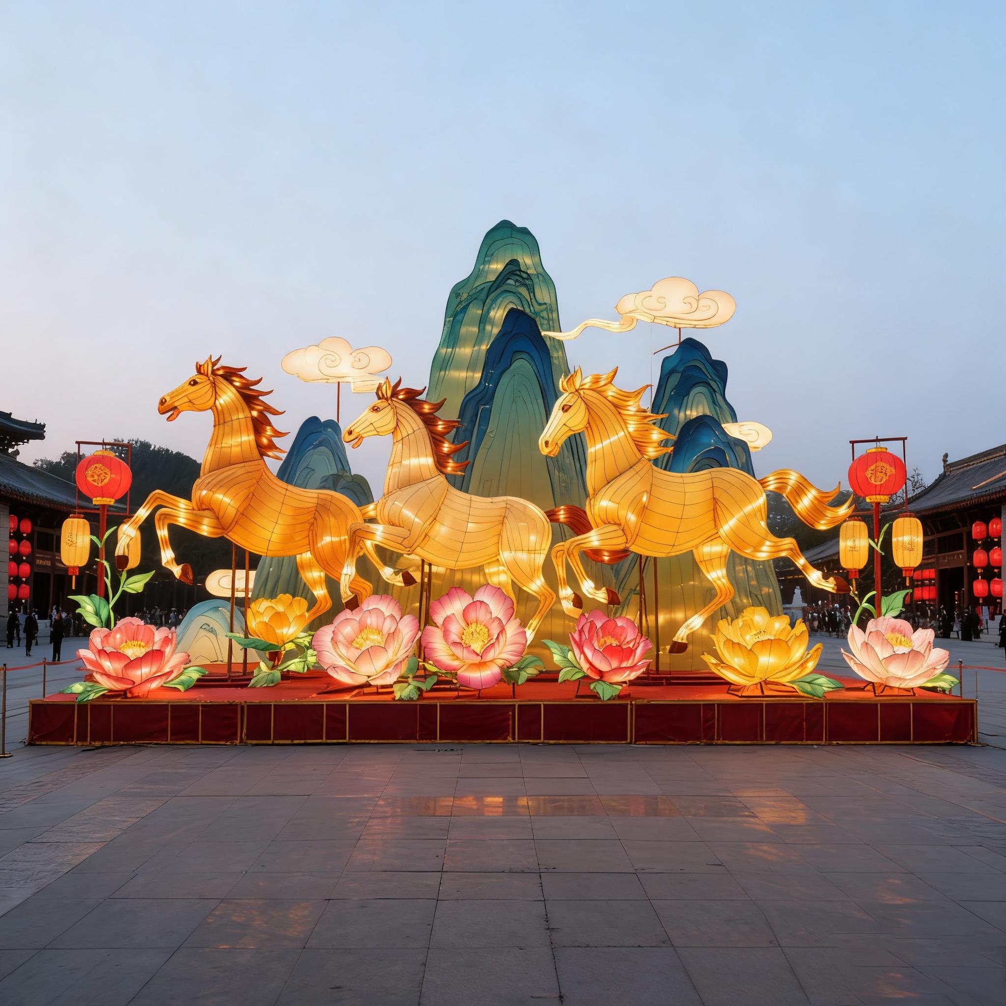 2026马年春节大型花灯户