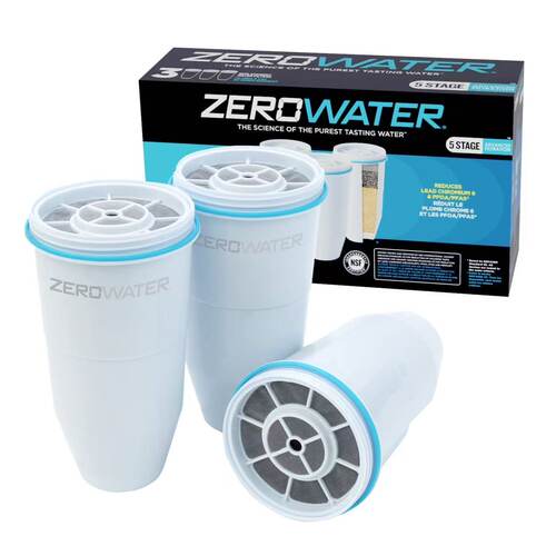 美国代购ZeroWater 5级滤芯替换装高效过滤纯净饮用水 ZR-003