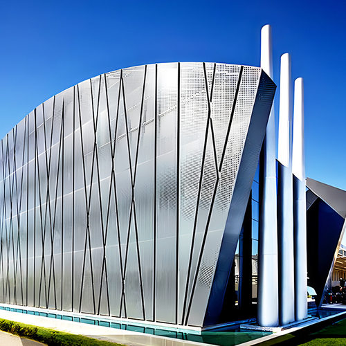 微孔铝单板外墙建筑装饰艺术镂空洞洞铝板氟碳金属材料板