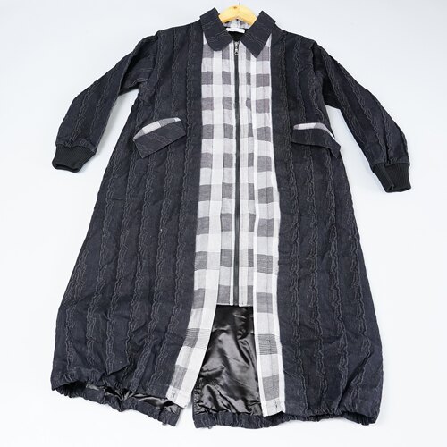 JCC studio日系牛仔重工厚款拼接连衣裙EWB104L107