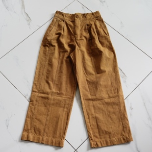 W70 高腰全棉宽松休闲百搭通勤休闲裤 82L98 STUDIO日系厚款 JCC