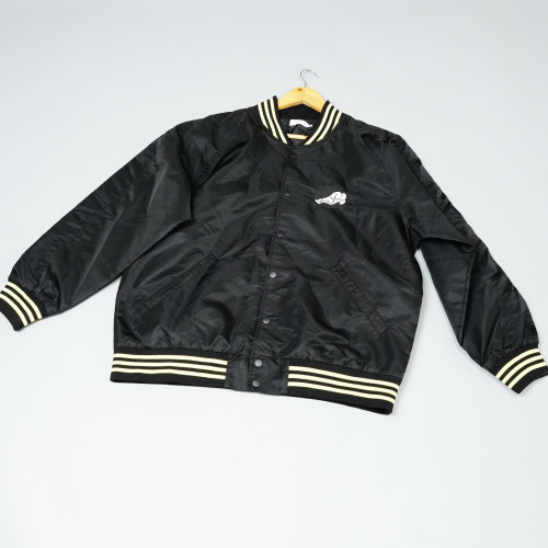 JCC studio日系刺绣老鼠猫联名款罗纹领夹克外套棒球服GPB130L76