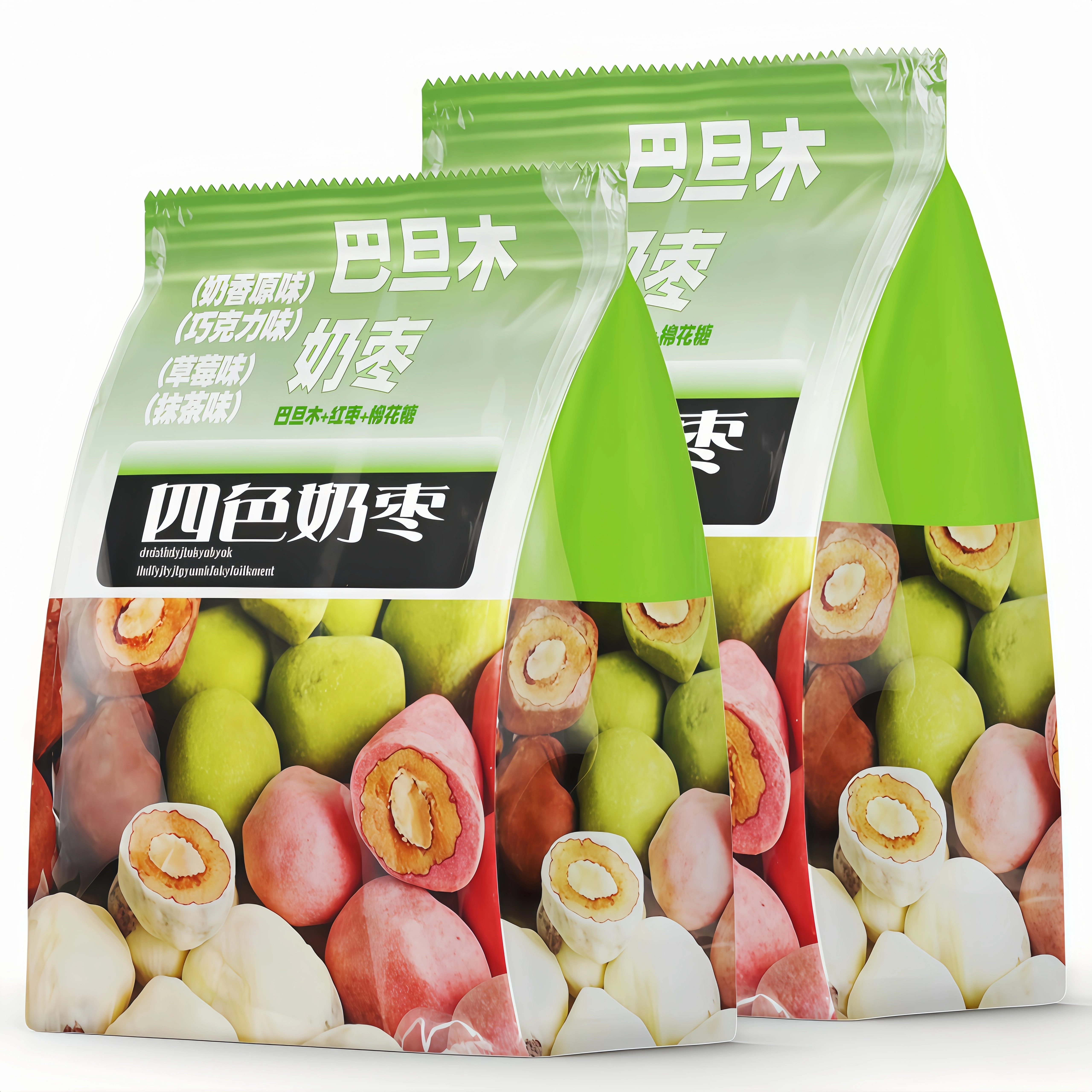 年货网红奶枣巴旦木夹心奶酪枣休闲过年零食特产小吃散装健康好吃