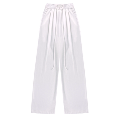 高腰寻笙记绑带时尚阔腿运动裤女