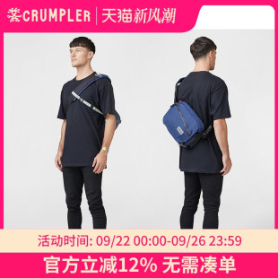 Crumpler11寸平板电脑斜挎包 防水耐磨帆布邮差包 男潮牌骑行包