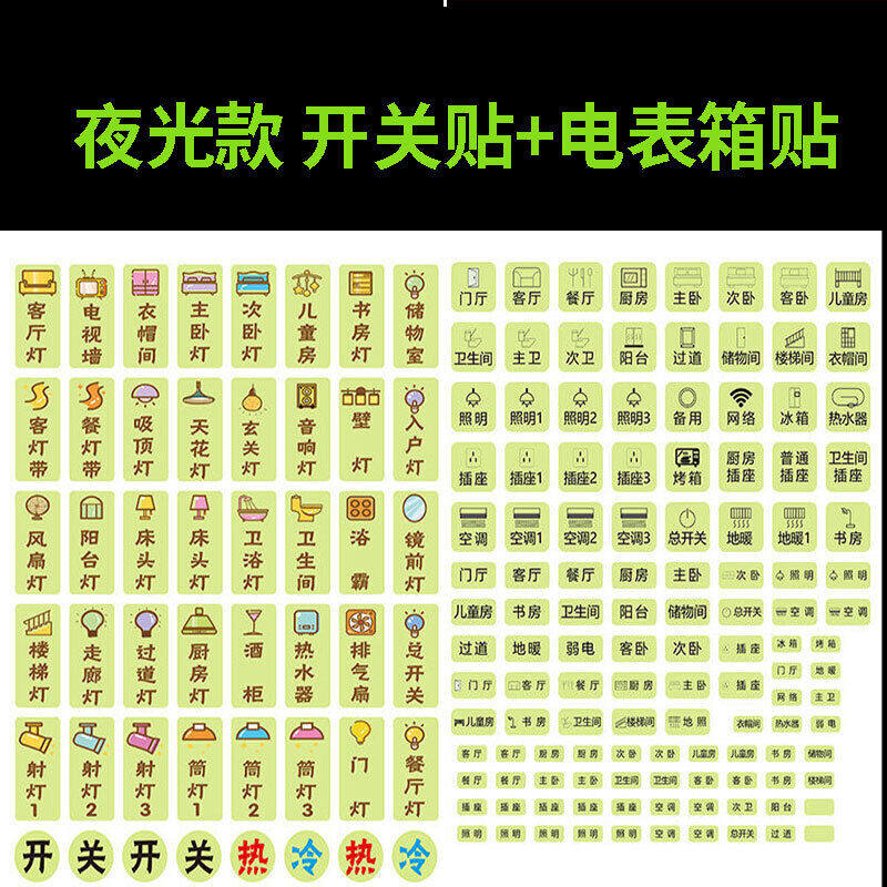 2023盛世泰堡开关标识贴夜光开关贴装饰墙贴家用创意自粘灯开关标属于什么档次？
