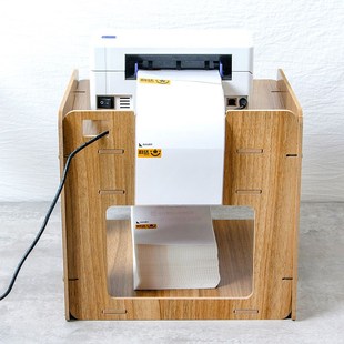 简约办公室热打印机架子 桌面快递单收纳架 电子面单打印机支架