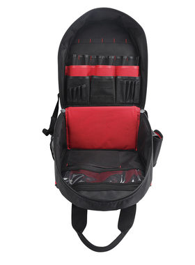 力易得防水涤纶布16寸双肩工具背包330*230*410 E8342
