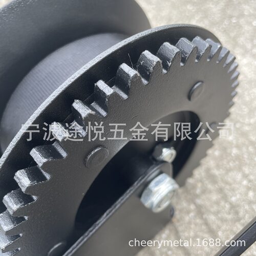 厂家供应1600LBS织带绞车 船用手动绞盘 游艇拖车绞盘