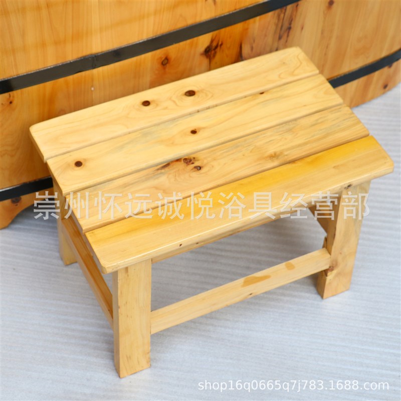 香柏木泡澡木桶沐浴桶洗澡桶洗澡盆的配件内凳外凳篮子水勺下水阀
