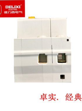 空气开关断路器 DZ47SLE 2P+N C63A 家用总开关 总漏电开关DLX