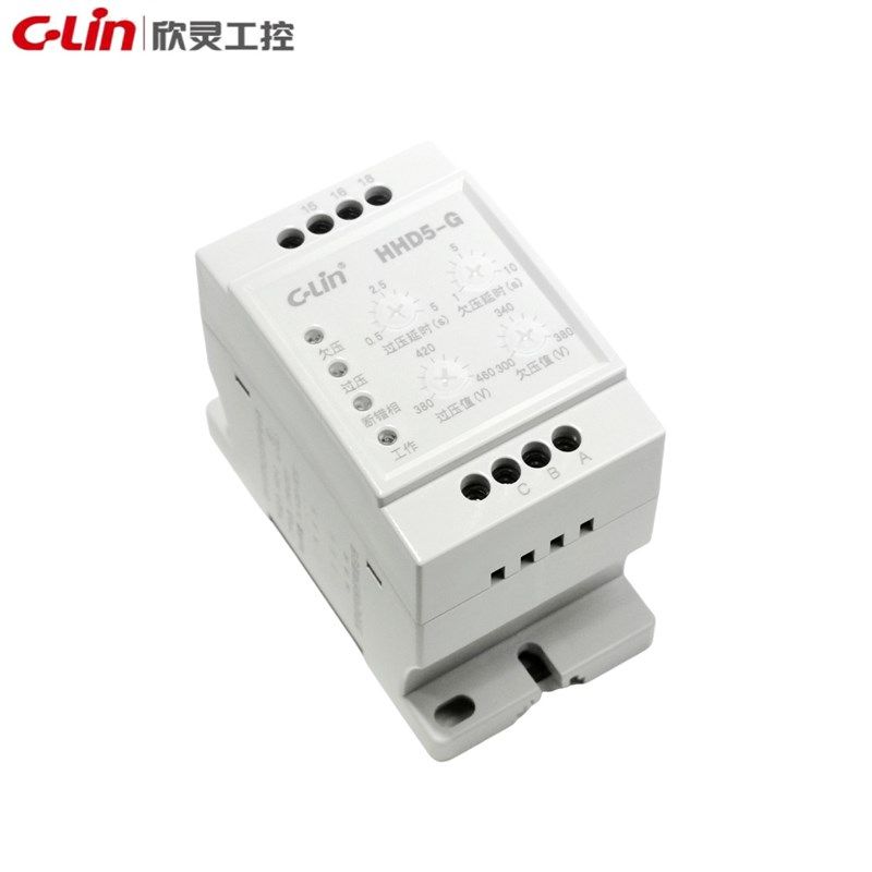 HHD5-G过欠压断相相序继电器电动机保护器多功能AC380V