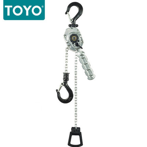 TOYO/东洋 铝合金环链手扳葫芦0.25T1吨3吨手动电力手扳葫芦